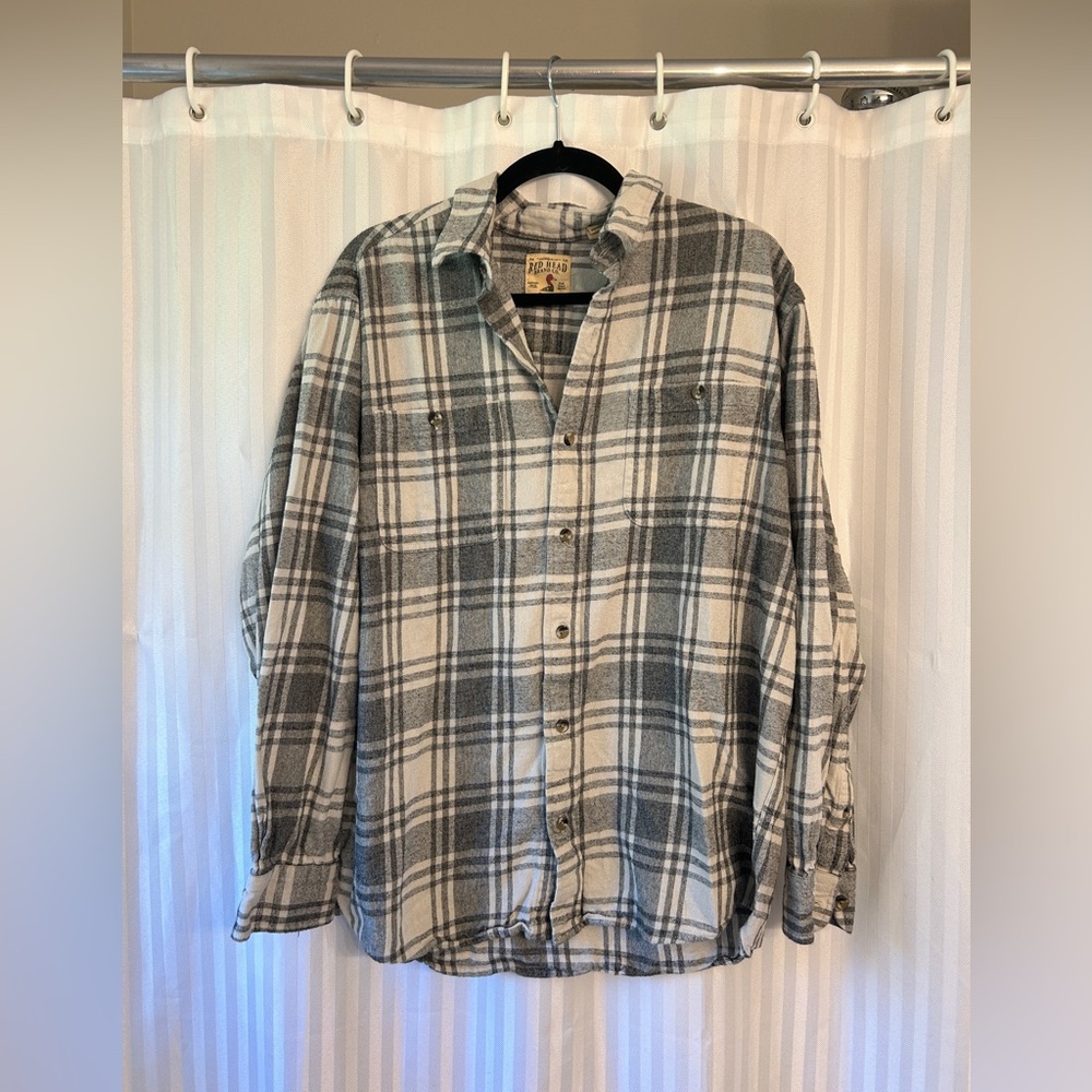 Red Head Men’s Flannel Button Up